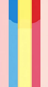 Soft candy stripes in playful pastel primaries glow gently.