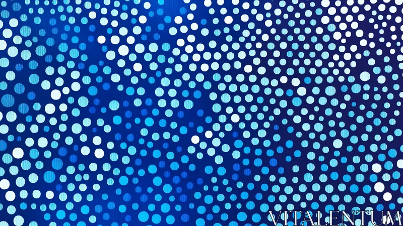 Abstract blue dotted pattern with gradient effect and modern style.
