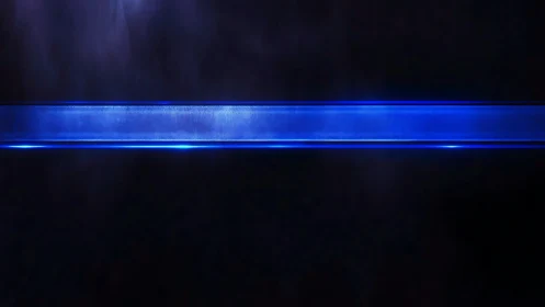 Electric horizon line slices quietly through the midnight void