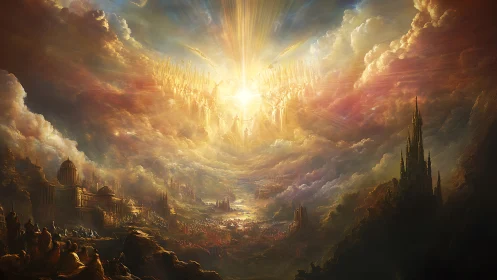 Heavenstorm over twilight kingdoms and crumbling citadels.