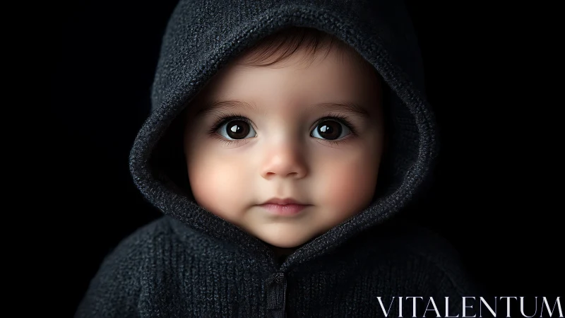 A Child's Tender Gaze: Warmth in the Shadow.