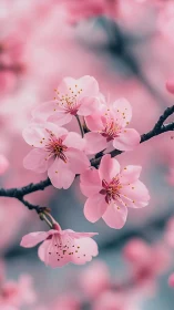 Blossom Whispers: Nature's Pink Dream.
