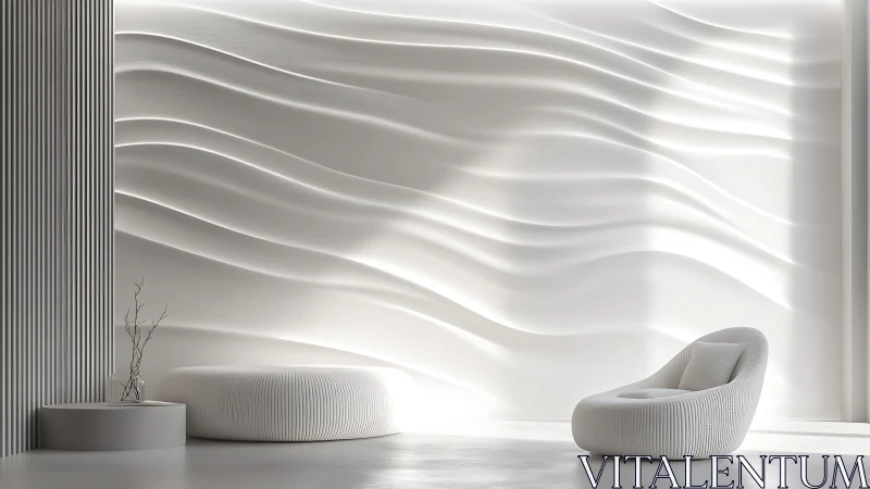 Soft tidal lounge where minimalist waves hum quietly.