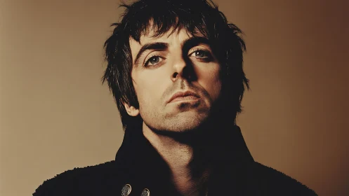 Moody close-up portrait captures intense, defiant gaze