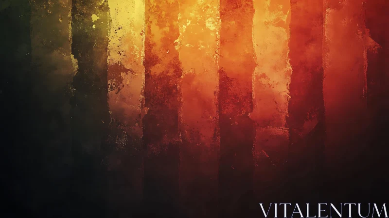 Abstract vertical gradient texture with warm orange and dark tones.