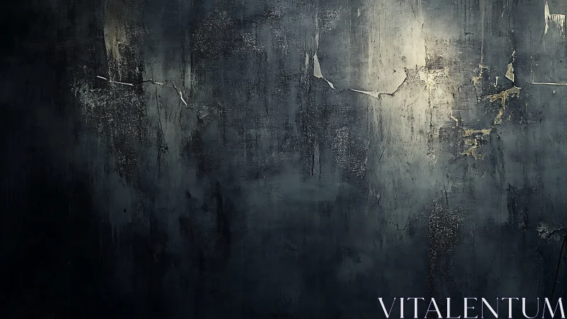 Cracked midnight wall where quiet industrial ghosts linger.