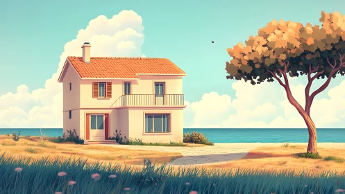 Cottage Dreams: Where Sandy Shores Meet Whimsical Architecture