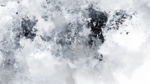 Monochrome textured abstraction distributes tonal contrast evenly