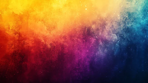 Chromatic dust gradient with luminous textured spectrum.