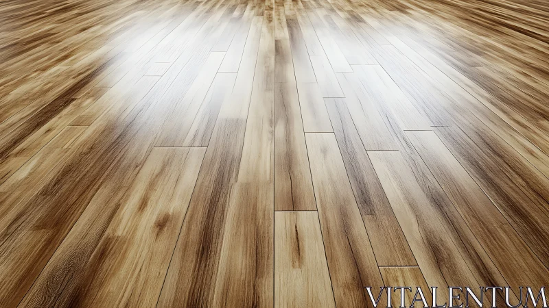 Welcoming sunlit wooden floor with soft natural warmth.