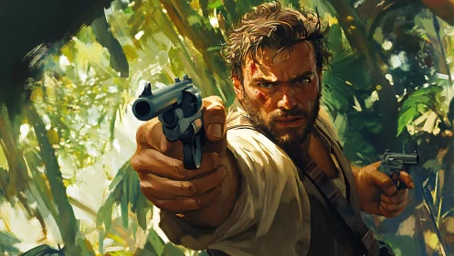 Reckless jungle gunslinger drives tension straight at you