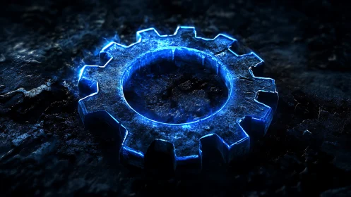 Neon-forged gear hums like a cold electric halo