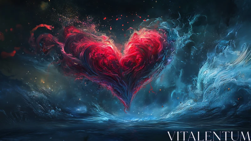 Cosmic Heart in Luminous Turbulence.