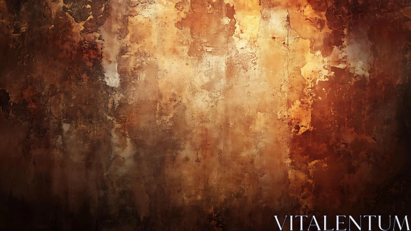 Grunge Rust Texture Background with Warm Earthy Tones, Abstract Style.