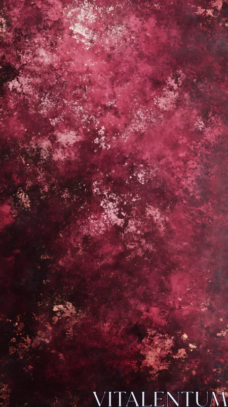Crimson textured grunge background with mottled distressed pigment.