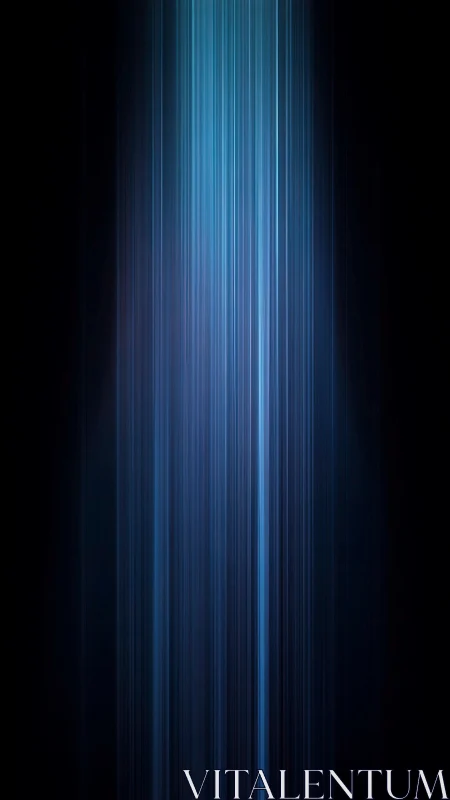 Vertical cyan light streaks in dark abstract gradient field.