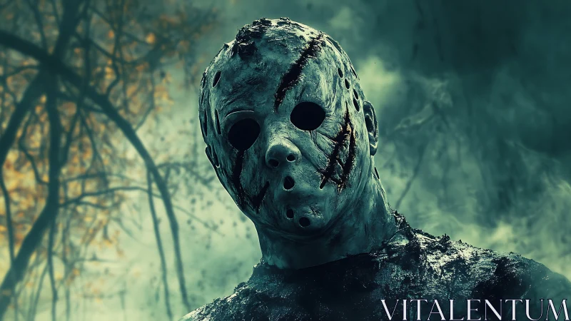 Mask of the Silent Stalker in swamp-born nightmare fog.