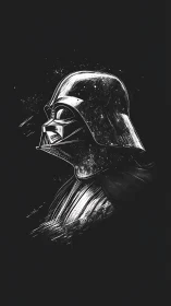 Brooding Galactic Helm in Stark Monochrome Silence.