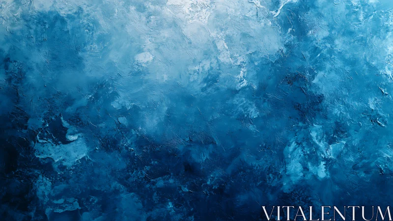 Textured ultramarine gradient suggesting turbulent ocean depth