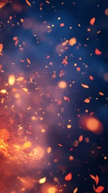 Embers Dance Through Twilight Void.