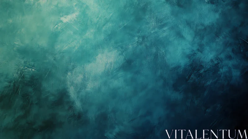 Teal and blue textured abstract background artwork.
