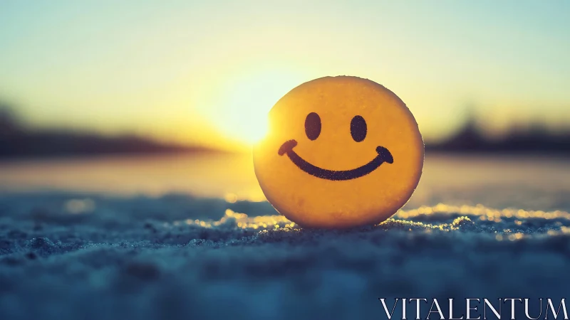 Sunrise grin rolls across frost and quietly warms the world