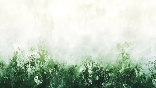 Green and white abstract textured gradient background art.