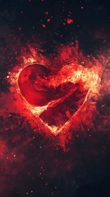 Burning Love's Intensity and Fiery Passion.