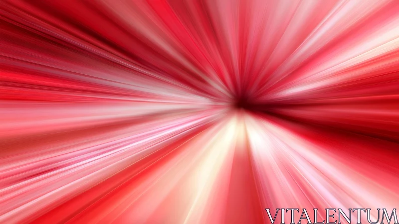 Radiant Red Light Burst Abstract Digital Art Background.