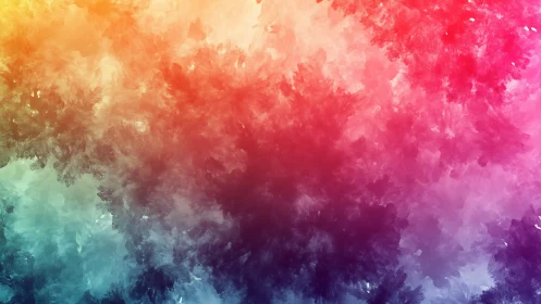 Vibrant multicolor abstract cloud texture background art.