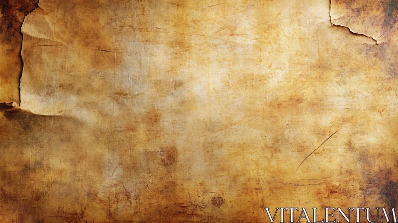 Aged parchment paper background with worn brown texture.