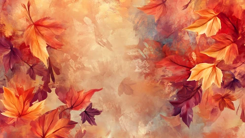 Autumn leaves pirouette in a painterly golden whirlwind.