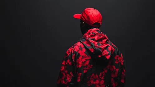 Crimson Bloom Streetwear Maverick in Neon Shadow.