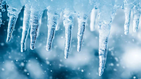 Crystal icicle chorus dripping winter’s quiet blue hush.