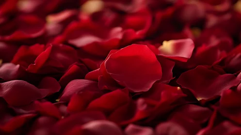 Crimson Petals in Velvet Cascade.