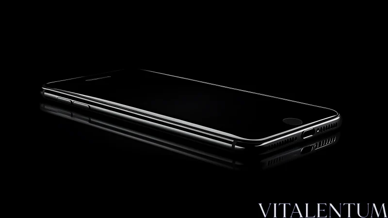 Premium Smartphone Product Shot with Metallic Design Elements.