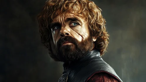 Resolute warrior portrait glows with quiet, guarded strength