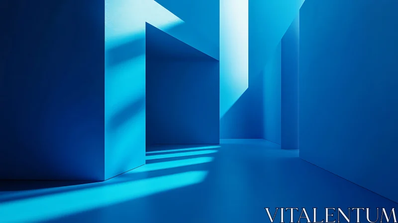 Neon Pathways Through Geometric Architecture.