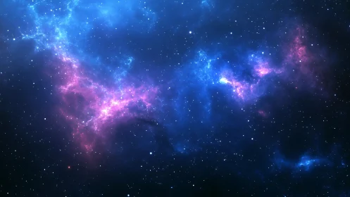 Nebula rivers stitch neon constellations across deep space