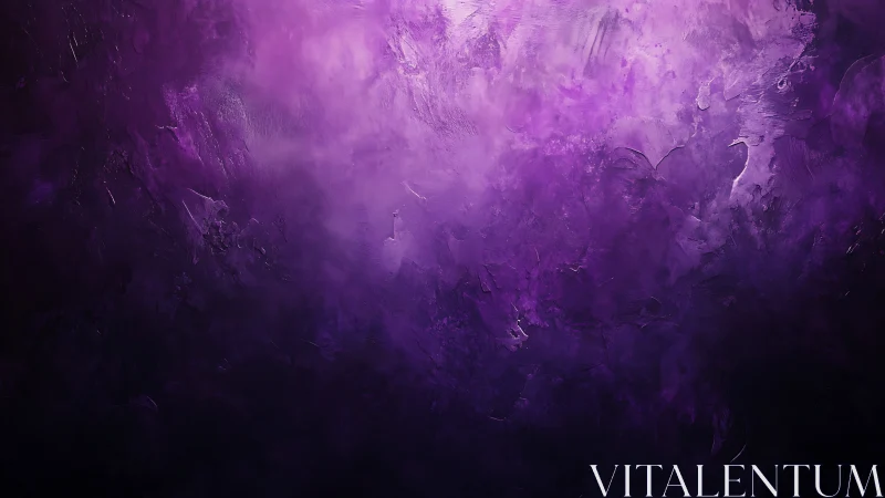 Velvet purple mist swirling in a dreamy painted night.