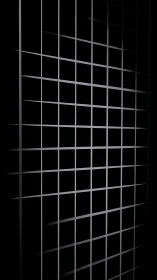 Rectilinear grid structure forms diagonal perspective plane