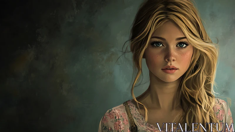 Soft-lit portrait catches a quiet storm behind bright eyes