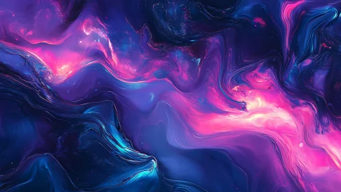 Electric nebula currents flow through deep cosmic blues