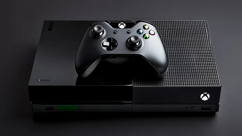 Xbox One Console with Wireless Controller Studio Setup.