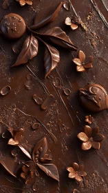 Dreamy chocolate blossoms for cozy, sweet daydreams.