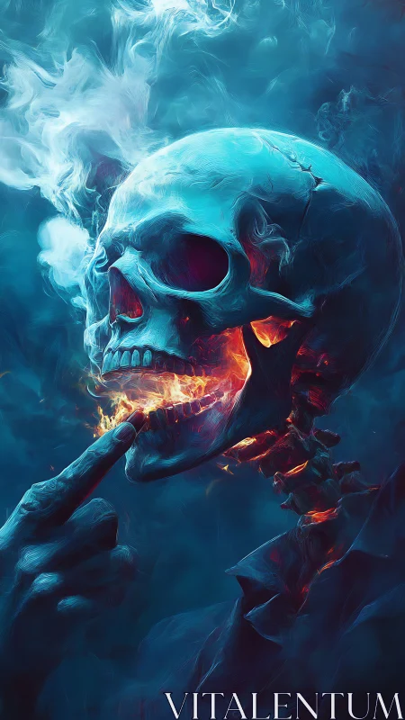Skull of smoldering frostfire casually tastes its own blaze