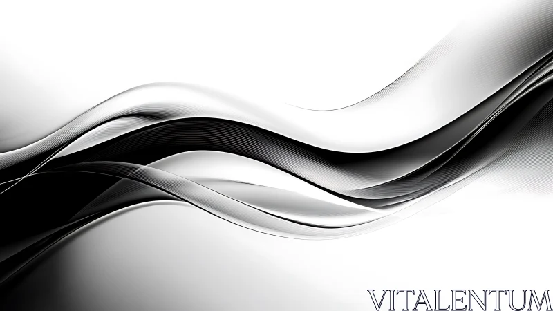 Monochrome vector waveforms with high-frequency line modulation.