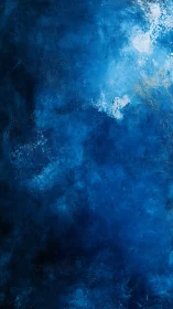 Dense ultramarine texture reveals layered pigment and diffuse light