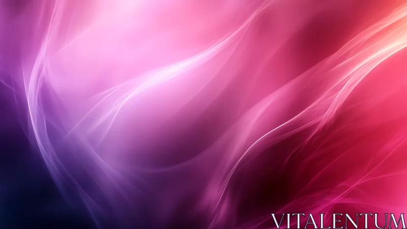 Silken nebula currents drift through rose-tinted starlight