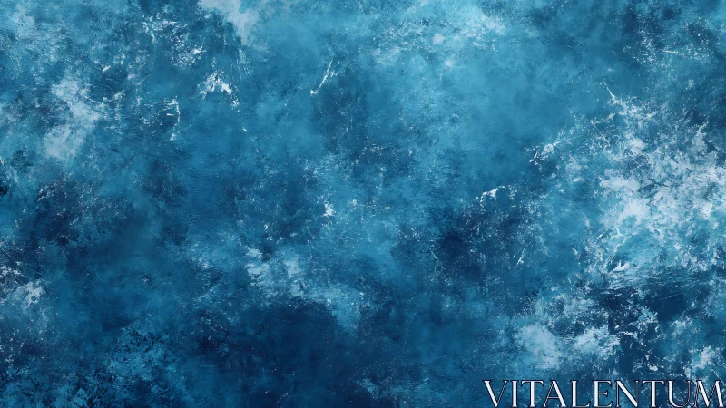 Velvety Blue Drift, Like Quiet Ocean Clouds Meeting Sky.